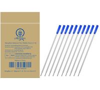 Mengran Lot de 10 recharges pour stylo à bille Twist, pointe moyenne de 1 mm, compatible avec les recharges de stylo Cross (8511), 11,4 cm, 10 recharges d'encre bleue