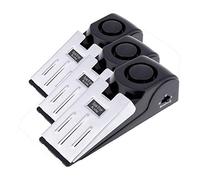 Mengshen 3-Pack Safety Wedge Arrêt de porte Arrêt d'alarme Blocage Voyage Alerte de sécurité domestique 120db (pack de 3) MS-M68