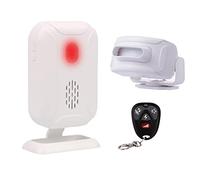 Mengshen Alarme D'allée à Capteur De Mouvement, Kit De Système De Sécurité Domestique sans Fil Sonnette Résistant Aux Intempéries pour Intérieur Extérieur (1 Récepteur & 1 Capteur & 1 Télécommande)