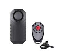 Mengshen Alarme de moto à vibration pour vélo électrique Système d'alarme antivol sans fil 113 dB avec télécommande améliorée avec sangle en silicone