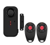 Mengshen Alarme de porte ouverte avec 2 détecteurs de fenêtre à distance pour la sécurité de la maison, système d'alarme antivol pour appartement, garage, piscine