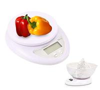 Mengshen Balance de Cuisine numérique pour la Nourriture 11 LB / 5 kg (1 g) de grignotines Portables ultrafines pour peser des collations, des Aliments liquides