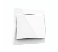 Mengshen Interrupteur sans fil - Pas de batterie - Pas de Wi-Fi nécessaire - Pour l'intérieur et l'extérieur - Applique murale avec 1 interrupteur