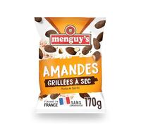 MENGUY'S - Amandes grillées à sec pointe de paprika - Sans Conservateur · Extra Croquant · Torréfiées au Four à Mazamet dans le Tarn · Élaboré en France - le sachet de 170g - Le Lot De 4