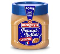 MENGUY'S - Beurre De Cacahuètes Crunchy, Pot 454g - Lot De 3