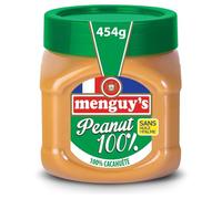 MENGUY'S - Beurre de Cacahuètes onctueux pour une saveur intense et une texture crémeuse (Pot 454g) - Le Lot De 3
