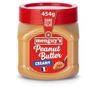 MENGUY'S - Beurre de Cacahuètes Onctueux, Texture Crémeuse et Goût Intense (Bocal 454g) - Le lot de 3