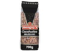MENGUY'S - Cacahuète grillées à sec - Torréfiées au Four à Mazamet dans le Tarn · Extra Croquant · Cacahuètes d'Argentine ou USA - le sachet de 700g - Le Lot De 3