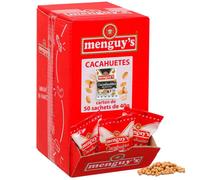 Menguy's Cacahuètes Grillées à sec - Boîte distributrice - 50 paquets de 40 gr