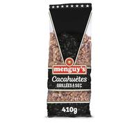 MENGUY'S Cacahuètes Grillées à Sec, Torréfaction au Four, Sélection Origine Argentine ou USA, Sans Conservateur, Sachet 410 g - Lot de 3