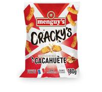 MENGUY'S - Cracky'S Soufflés De Maïs Goût Cacahuète, 180g - Lot De 6