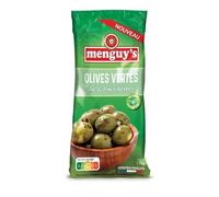 MENGUY'S Olives Vertes Ail Et Fines Herbes - Saveur Méditerranéenne dans un Pot de 170g - Idéal pour l'Apéritif et les Plats Culinaires - Olives - Lot De 4 - Vendu Par Lot