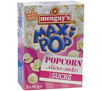 MENGUY'S - Pop Corn Micro Ondes Sucre 3X92G - Lot De 4