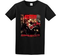 MENGWANJIA Men's Accept Russian Roulette Short Sleeve O Neck Size M