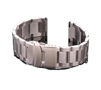 MENGXIU MENGKE Bracelet De Montre En Acier Inoxydable Bracelet Femmes Hommes Bracelet De Montre En Métal Lien Bracelet 18mm 20mm 22mm 24mm Accessoires Argent Rose Or Noir(Silver,24mm)