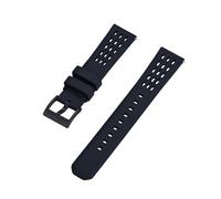 MENGXIU MENGKE Bracelet De Montre En Caoutchouc Fluoré À Dégagement Rapide, 20mm 22mm, Nouveau Design, Poreux, Ventilé, Bracelet De Montre En Caoutchouc FKM(Black Black,22mm)