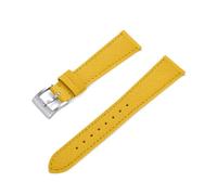 MENGXIU MENGKE Bracelet De Montre En Cuir Cousu Vintage, Nouveau Design À Dégagement Rapide, 18mm 19mm 20mm 21mm 22mm 23mm 24mm, Bracelets De Montre En Cuir Saffiano(Yellow,21mm)