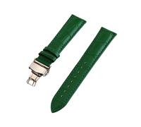 MENGXIU MENGKE Bracelet De Montre en Cuir Véritable Grain De Crocodile for Hommes Et Femmes 12mm 13mm 14mm 15mm 16mm 17mm 18mm 19mm 20mm 21mm 22mm 24mm Bracelet De Montre(Green,14mm)