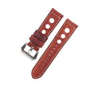 MENGXIU MENGKE Bracelet De Montre En Cuir Vintage 20mm 22mm 24mm For Hommes Véritable Ceinture Marron Noir(S2,20mm)
