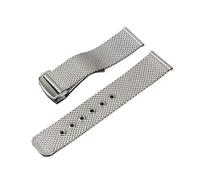 MENGXIU MENGKE Bracelet En Acier Inoxydable Argenté De 20 Mm Compatible Avec Les Pièces D'accessoires De Montre De Remplacement De Bracelet De Luxe Seamaster Omega007 Seamaster(No logo 22mm)