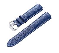 MENGXIU MENGKE Compatible Avec Le Bracelet Ballon Bleu Cartier En Cuir Grainé De Litchi En Cuir Souple 12 Mm, Accessoires De Bracelet Convexe For Hommes Et Femmes(Blue,20X12mm)