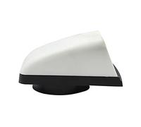 MENGXIU MENGKE Vents de Capot d'air de 3 Pouces Couverture Bateau de Rechange de Flux d'air Marin Pièce de Rechange adapté à la boîte de Vent de Bateau Yachts RV Caravan en Plastique Blanc Noir