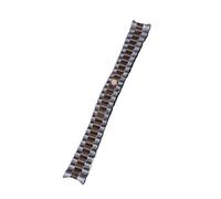 MENGXIU MENGKG 13mm 17mm 20mm 21mm Bracelet En Acier Inoxydable Accessoires De Montre For Hommes 20mm Compatible Avec Le Bracelet De Montre Rolex Étanche For Femmes(Silver rose,17mm)