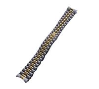 MENGXIU MENGKG 13mm 17mm 20mm 21mm Bracelet En Acier Inoxydable Accessoires De Montre For Hommes 20mm Compatible Avec Le Bracelet De Montre Rolex Étanche For Femmes(Silver gold,21mm)