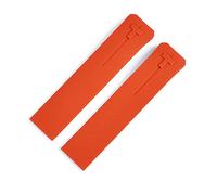 MENGXIU MENGKG Silicone Watchband 20mm 21mm Sports Compatible With Tissot Touch T013 T047 Bracelet en caoutchouc bande de montre T-Sport imperméable T013420A T047420A T33(Orange no clasp 21mm)