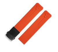 MENGXIU MENGKG Silicone Watchband 20mm 21mm Sports Compatible With Tissot Touch T013 T047 Bracelet en caoutchouc bande de montre T-Sport imperméable T013420A T047420A T33(Orange black 21mm)