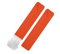 MENGXIU MENGKG Silicone Watchband 20mm 21mm Sports Compatible With Tissot Touch T013 T047 Bracelet en caoutchouc bande de montre T-Sport imperméable T013420A T047420A T33(Orange silver 21mm)