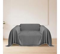 MENGXUAN Housse de Canapé d'angle 180 x 335 cm Anti Dérapante Couvre Canapé 2 Places Protection Contre Les Rayures pour D’Angle, 1 2 3 4 Places, Gris