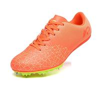 Mengxx Chaussures de Course D'athlétisme Sprint Hommes Baskets Antidérapantes à Pointes