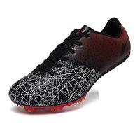 Mengxx Chaussures de Course D'athlétisme Sprint Hommes Baskets Antidérapantes à Pointes