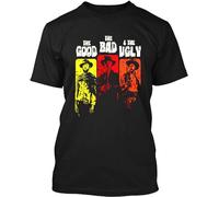 MENGYUETONGHUA The Good The Bad and, The Good The Bad and The Ugly Vintage T Shirt Black XL