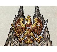 mengzhiyi Kits de Point de Croix Griffon Kit de Broderie au Point de Croix Estampillé et, pour les Travaux d'Aiguille d'Adultes Débutants