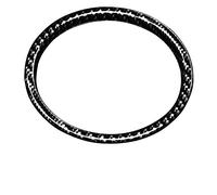 MENGZHONGYAO Couverture de bague de garniture de panneau de volant de voiture adaptée for BMW MINI Cooper S F54 F55 F56 F57 F60 Clubman accessoires d'autocollant de Modification de voiture Couvre Vola