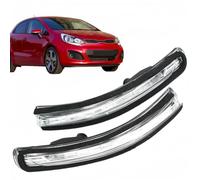 MengZJ Clignotants pour Rétroviseur, pour KIA Rio 2009-2021 Indicateur de Clignotant Ensemble, Accessoires de Rétroviseur 876141E500 876241W000 87624H9000,Left-2012-2016