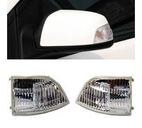 MengZJ Lentille de Clignotants pour Rétroviseur, pour Ford Focus 2006 2007 2012-2018 Indicateur de Clignotant, Accessoires de Rétroviseur 6M5Y-13B382-AA / 8M51-1383812-AA,Right-2006-2011