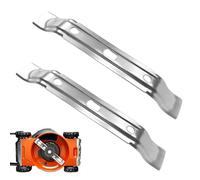 Menibeuty 2 Pièces Lame pour Robot Tondeuse, Lames de Rechange Lame Mulching pour Tondeuses Lames Robot Tondeuse Compatiblem, Remplace Origine S'applique à Robots Tondeuses (Silber)