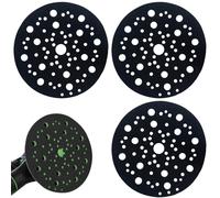 Menibeuty 3 PCS Protections de Plateau de Ponçage Ø150mm à 70 Trous, Interface Auto-Agrippante Haute Performance pour Ponceuse Orbitale, Compatible avec Disques Abrasifs à Maille et Grilles de Ponçage