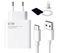 Menibeuty 67w Chargeur Rapide avec 6A 1.5M Câble USB C, pour XIAOMi 14 13 12 12t 12s Pro Lite Redmi Note K60 K50 11 11s 12 Pro Plus Poco F5 X5 F4 X4 GT BlackShark 4 5 Type C Cable XIAOMi Turbo