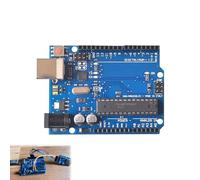 Menibeuty Arduino Uno R3 Controller Board, 32 KB Flash Speicher Entwicklungsboard Carte Microcontrôleur Ohne USB-Datenkabel Carte R3 Geeignet für Elektronikprojekte, Kompatibel Mit Der Arduino IDE