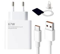 Menibeuty Chargeur mi, 1 Set Chargeur RapideFast Wall Charger Quick Charge Char geur 67w mi USB C CharAger Adaptateur Secteur Applicable