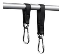 Menibeuty Lot de 2 Fixation Balancoire Exterieur, Sangle Hamac Accessoire Balancoire Exterieur avec Crochet Balancoires, Kit de Balançoires Portable en Nylon pour Suspendue Exterieurs