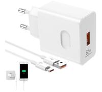 Meninbeauty Chargeur Honor, 1 Set 66W Supercharge Chargeur 1.5M Pour Honor Magic6 6Pro Magic6 Lite Hono1 90 400 Lite 200 Pro[U464]