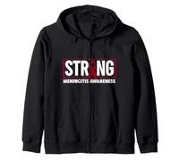 Meningitis Chemise de Sensibilisation à la meningite Bordeaux Sweat à Capuche