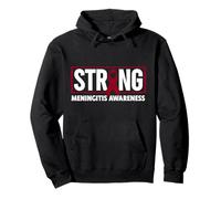 Meningitis Chemise de Sensibilisation à la meningite Bordeaux Sweat à Capuche