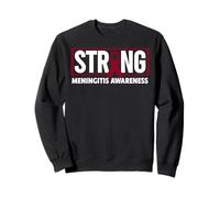 Meningitis Chemise de Sensibilisation à la meningite Bordeaux Sweatshirt