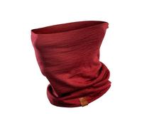 Menique Masque coupe-vent pour femme 100 % laine mérinos (une fois, cerise royale)